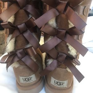 UGG® Bailey Bow II Tall Boot- Big Kids